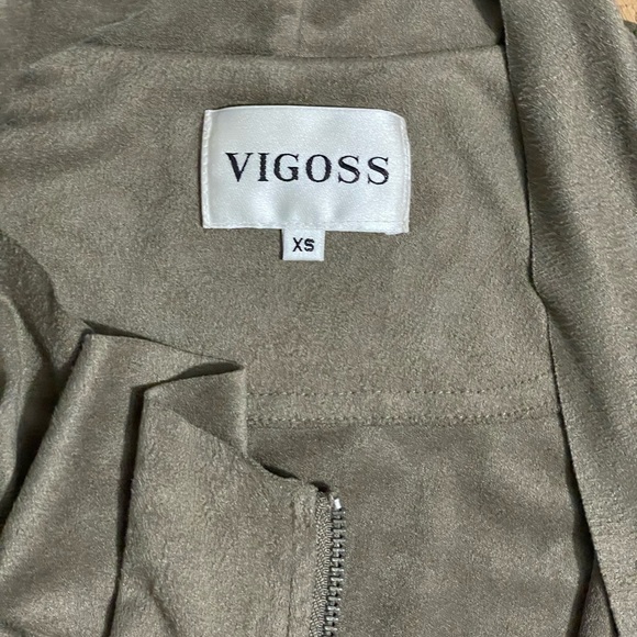 Vigoss Tan Suede moto Jacket - Picture 14 of 16